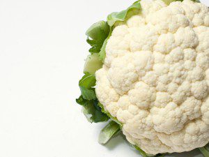 Cauliflower in close-up